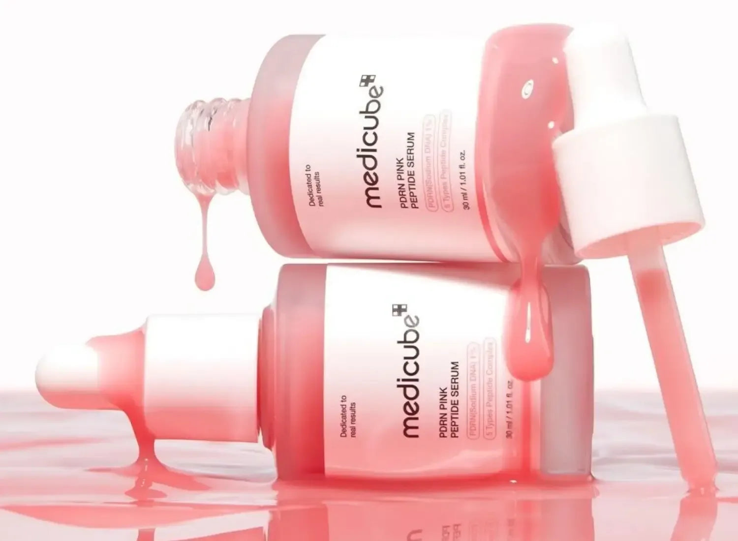 Medicube PDRN Pink Peptide Serum for skin repair and anti-aging