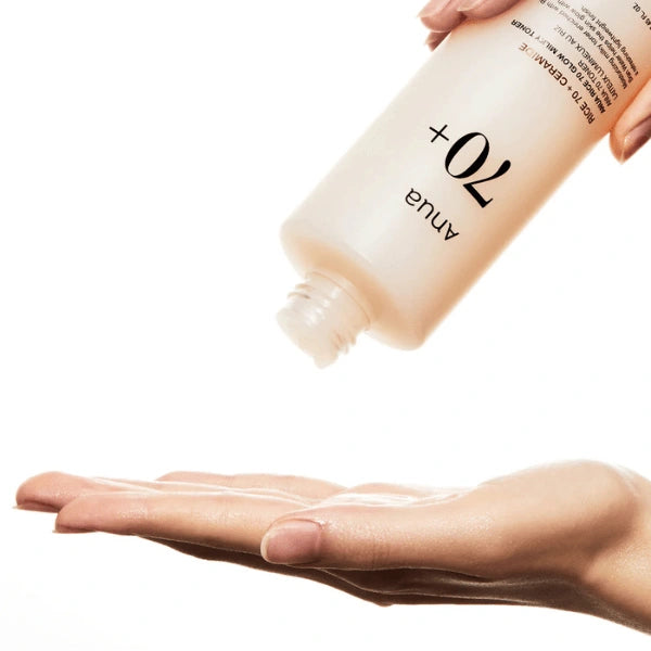Anua Rice 70 Glow Milky Toner for brightening and deep hydration