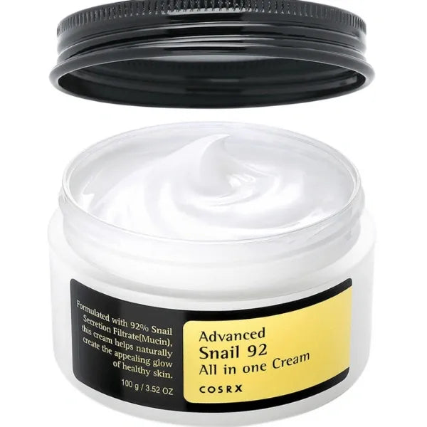 COSRX Advanced Snail 92 All-In-One Cream for hydration and skin repair