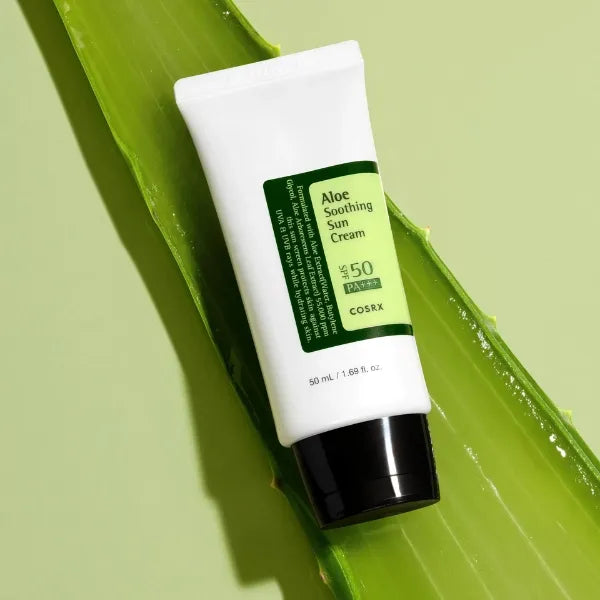 COSRX Aloe Soothing Sun Cream – suitable for dry, sensitive, or combination skin types