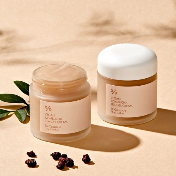 Eco-friendly, vegan-certified gel cream for smooth, healthy-looking skin