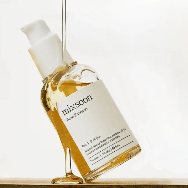 Mixsoon Bean Essence – lightweight hydration and soothing essence powered by bean extract, ideal for sensitive skin