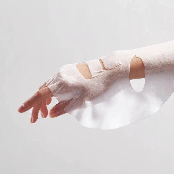 some by mi retinol reactivating mask -soaked micro‑fiber sheet drenched in hydrating essence; lightweight, comfortable on skin