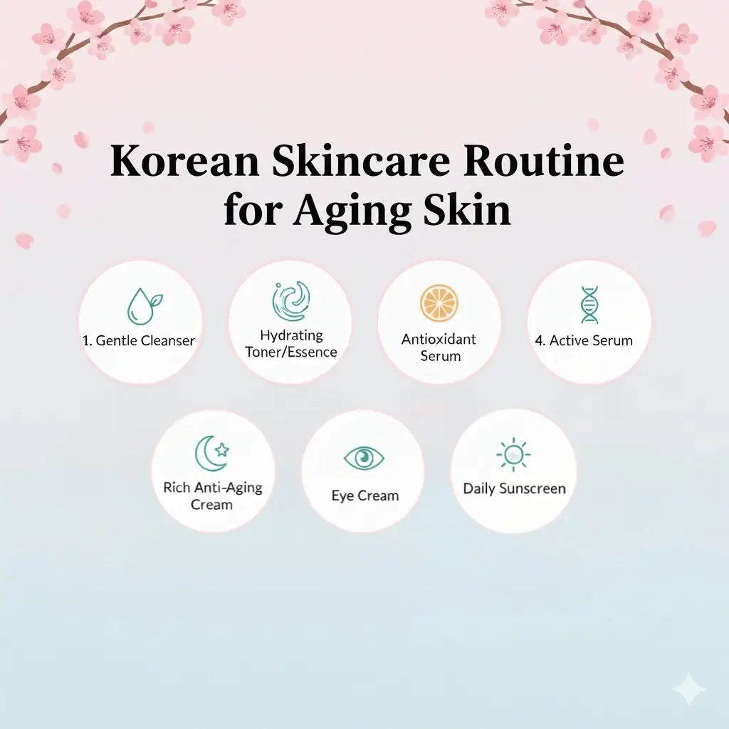 Korean Skincare Routine For Aging Skin: Simple Steps For Firm, Glowing Skin