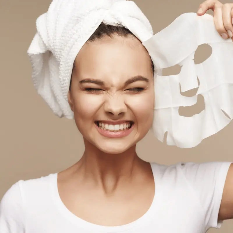 glowing skin showing results of hydrating facial mask