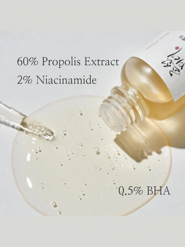 Beauty of Joseon Glow Serum 30ml ingredients – propolis extract, niacinamide, and herbal extracts for radiance and hydration