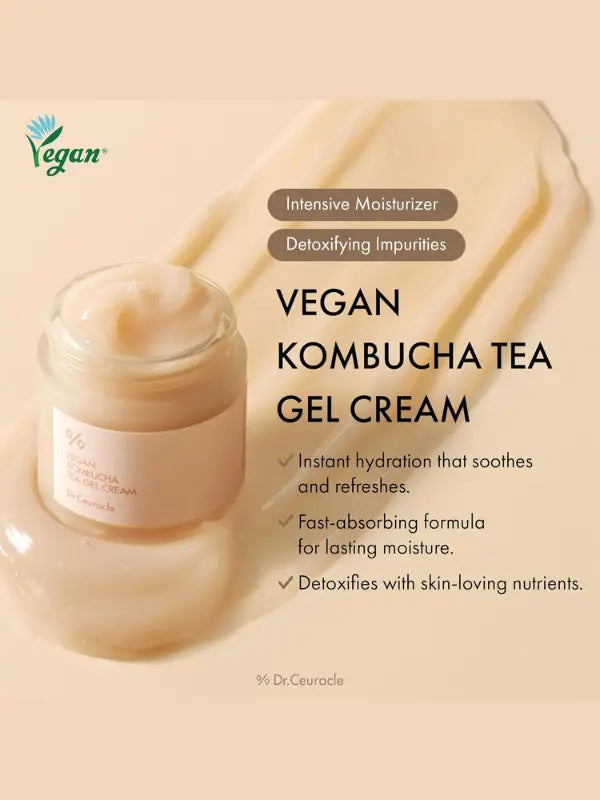 Dr. Ceuracle - Vegan Kombucha Tea Gel Cream benefits