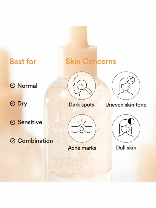 Lightweight texture of Abib Glutathiosome Dark Spot Serum – helps fade dark spots and post-acne marks