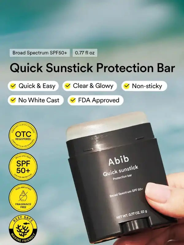 Abib Quick Sunstick Protection Bar benefits – lightweight, non-greasy sun protection for all skin types