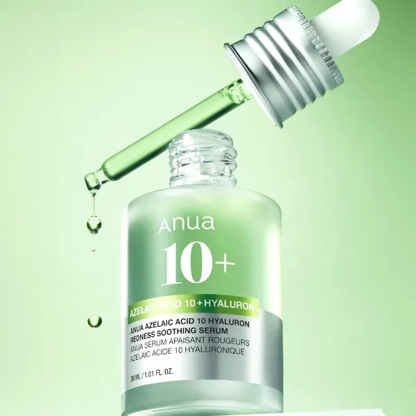 Anua Azelaic Acid 10 Hyaluron Redness Soothing Serum 30ml bottle