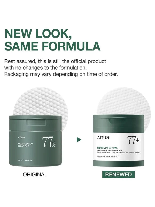 Anua Heartleaf Exfoliating Pads for acne-prone and sensitive skin