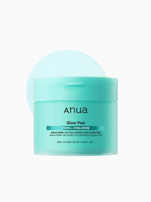 Anua PDRN 100 Hyaluronic Acid Glow Pad 60 pads – hydrating toner pad for a healthy, radiant glow