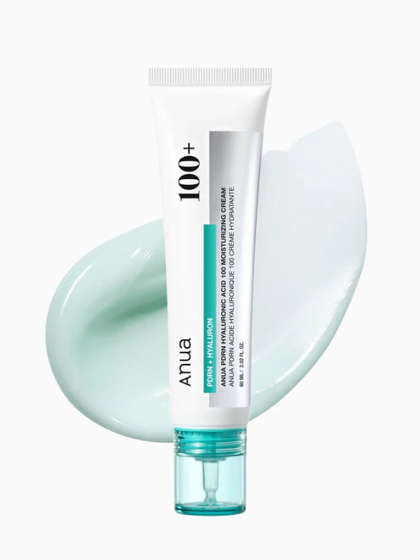 Anua PDRN Hyaluronic Acid 100 Moisturizing Cream 60ml – rich face cream for deep hydration and elasticity