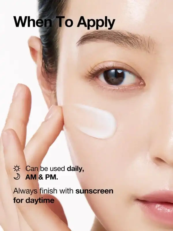 How to use Anua PDRN Hyaluronic Acid 100 Moisturizing Cream – massage into skin after toner and serum