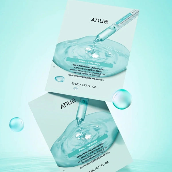 Anua PDRN Hyaluronic Acid Capsule 100 Serum Mask – suitable for dry, dull, or mature skin