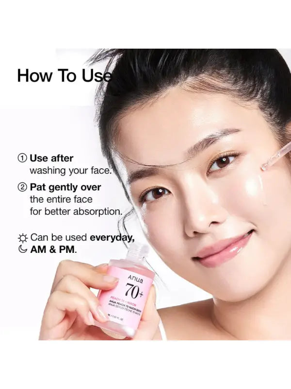Anua - Peach 70 Niacin Serum How to use