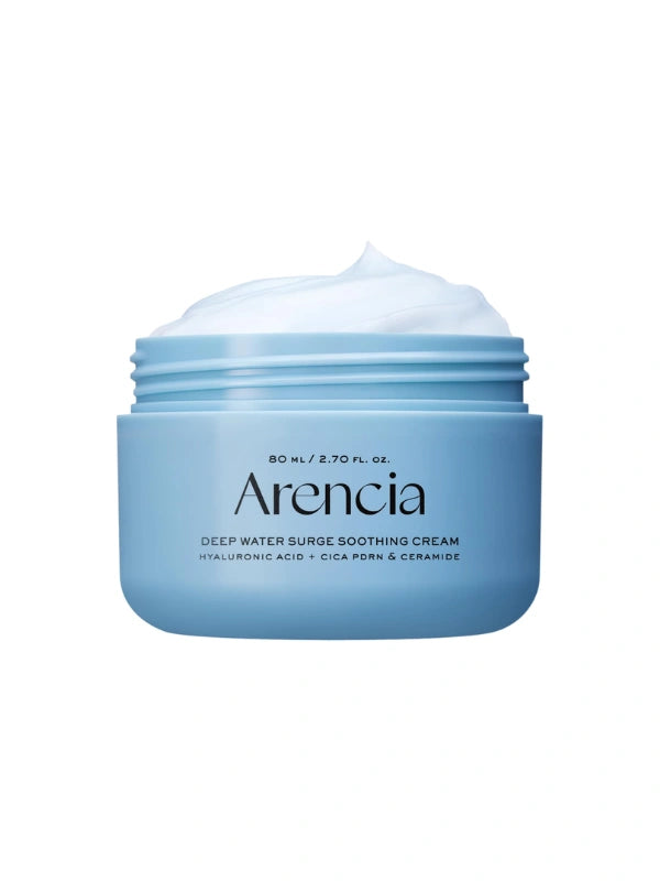 Arencia Deep Water Surge Soothing Cream 80ml – calming face cream for long-lasting hydration