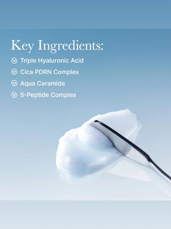 Ingredients of Arencia Deep Water Surge Soothing Cream – deep sea water, hyaluronic acid, and soothing botanicals