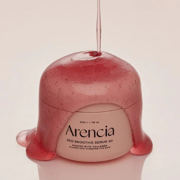 Arencia Fresh Red Smoothie Serum – suitable for dull, uneven, or tired skin