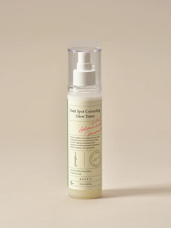 AXIS-Y Dark Spot Correcting Glow Toner 125ml – brightening toner for smoother, radiant skin