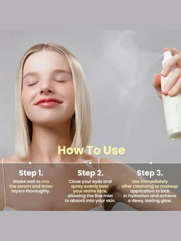 How to use AXIS-Y Dark Spot Correcting Glow Toner – apply with cotton pad or hands after cleansing