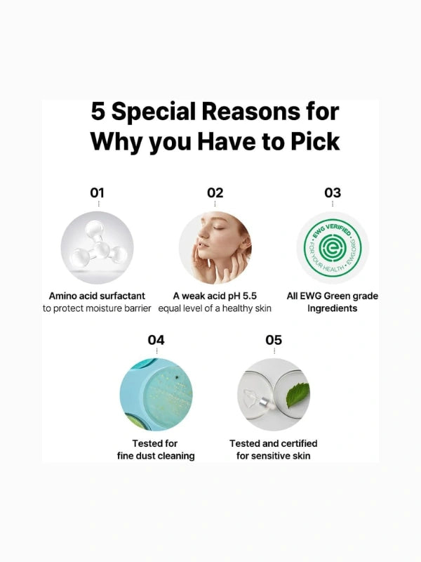 Benefits of B:Lab Matcha Hydrating Foam Cleanser – removes impurities, balances oil, and nourishes skin