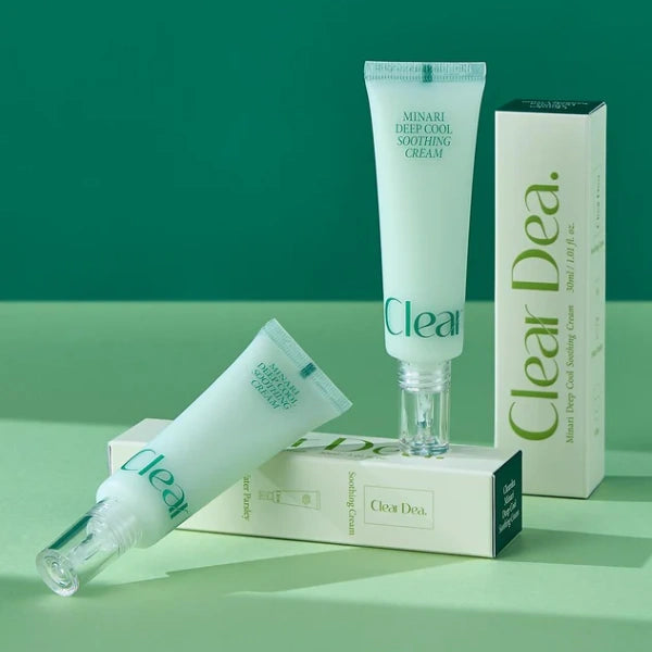 ClearDea Minari Deep Cool Soothing Cream for soothing and cooling care