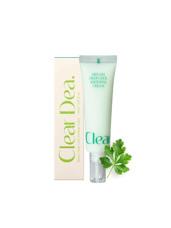 ClearDea Minari Deep Cool Soothing Cream 30ml – calming face cream for redness and irritation relief