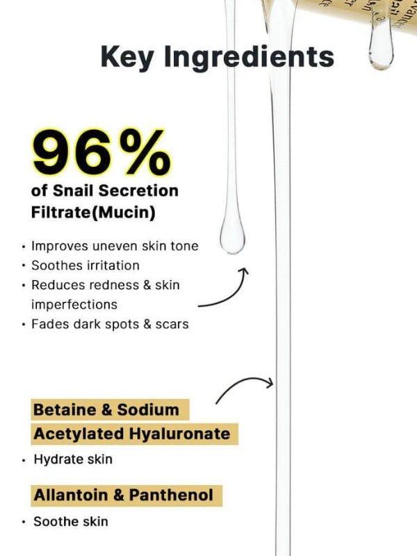 COSRX - Advanced Snail 96 Mucin Power Essence ingredients