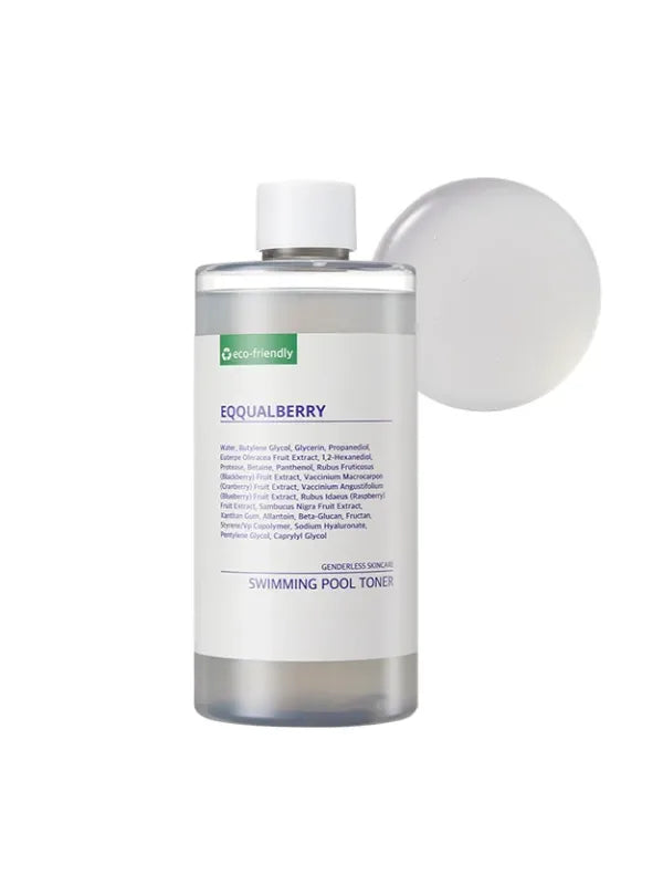EQQUALBERRY Swimming Pool Daily Facial Toner – Hydrating Toner for Daily Skin Refreshment