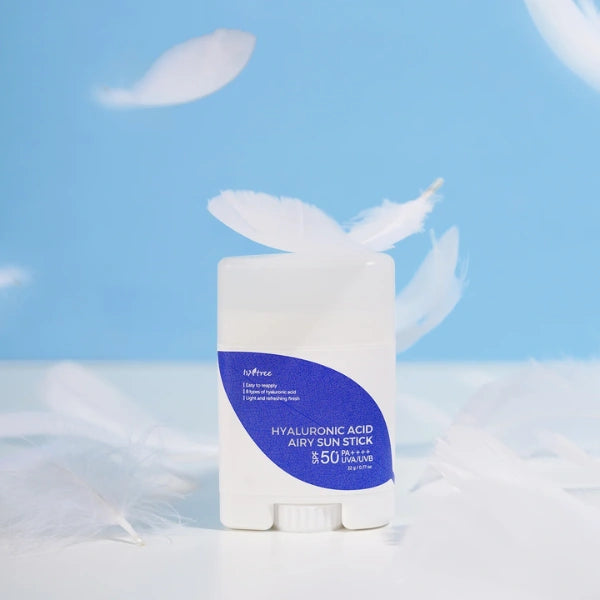Isntree Hyaluronic Acid Airy Sun Stick – glide over skin before sun exposure