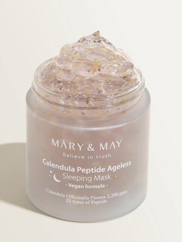 Mary & May Calendula Peptide Ageless Sleeping Mask – overnight mask for firm, glowing skin 