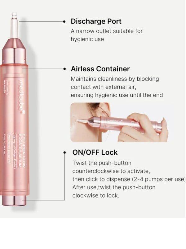 medicube - Collagen Glow Booster Serum - 15 ml - features