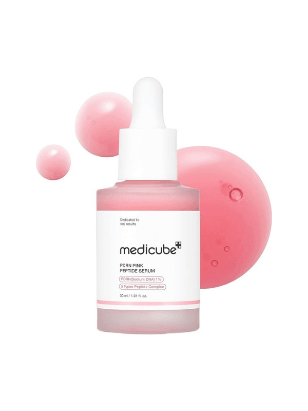 medicube PDRN Pink Peptide Serum – firming and repairing anti-aging serum with PDRN and peptides