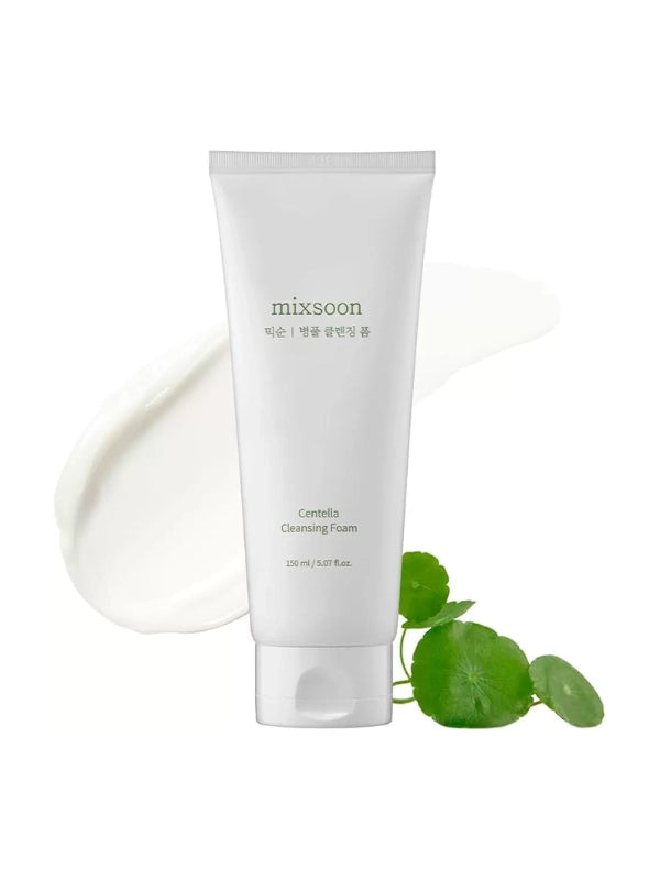 Mixsoon Centella Cleansing Foam 150ml – gentle foaming cleanser for sensitive skin