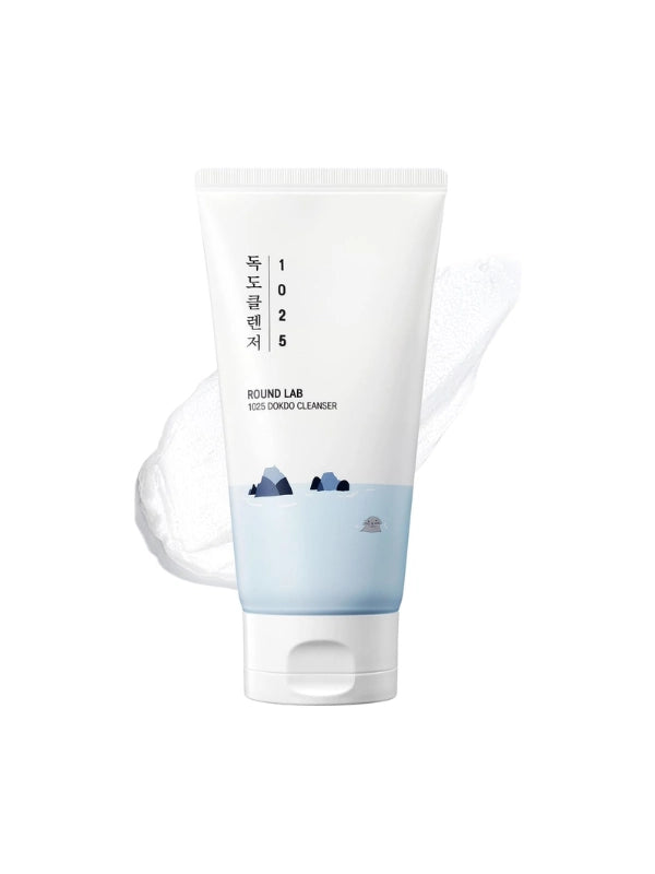 Round Lab 1025 Dokdo Cleanser 150ml – low pH foaming cleanser for gentle daily cleansing
