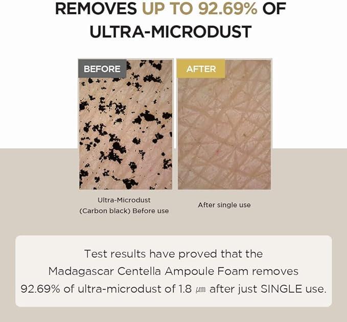 SKIN1004 - Madagascar Centella Ampoule Foam test results