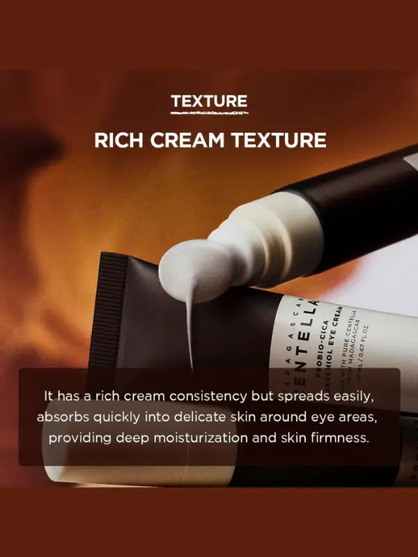SKIN1004 - Madagascar Centella Probio-Cica Bakuchiol Eye Cream - 20 ml texture