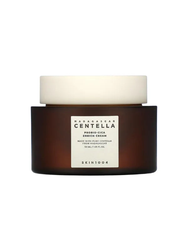 SKIN1004 Probio‑Cica Enrich Cream – rich calming moisturizer with centella asiatica and probiotic extracts for hydration and barrier support