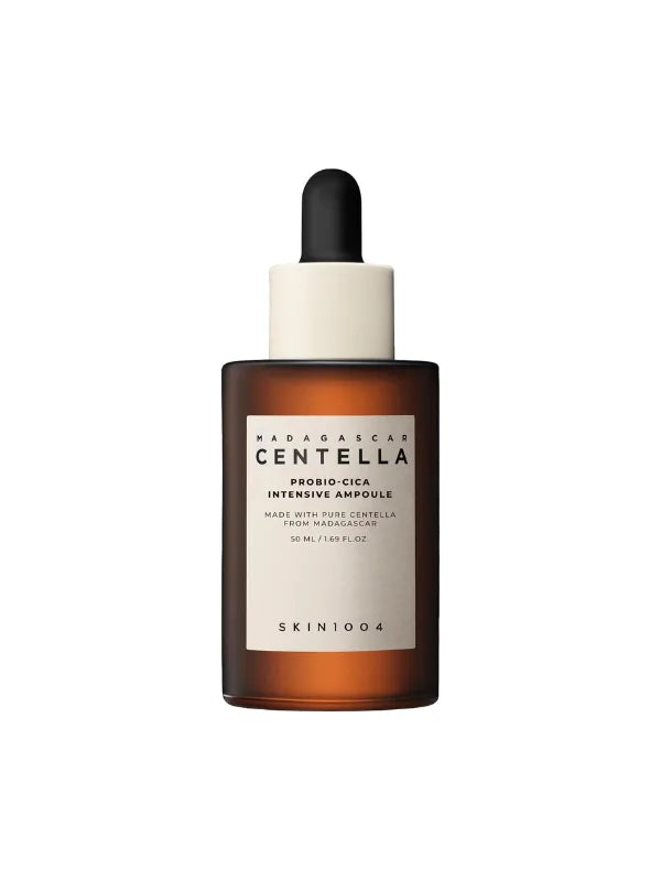 SKIN1004 Probio‑Cica Intensive Ampoule – potent calming serum for red, irritated, and acne‑prone skin with centella and probiotics