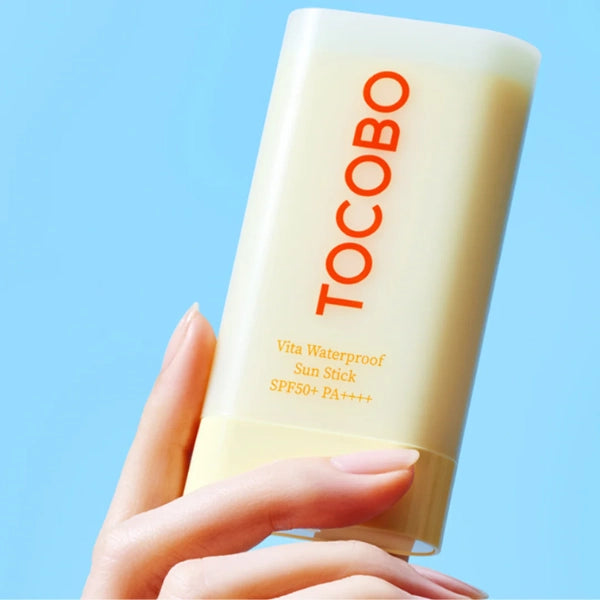 Tocobo Vita Waterproof Sun Stick – glide directly on skin before sun exposure