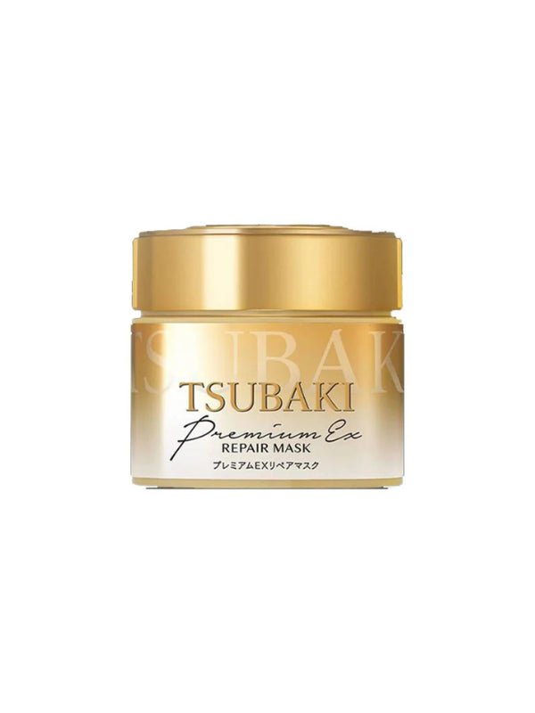 Tsubaki Premium EX Repair Mask – camellia oil-infused Japanese hair mask for smooth, glossy hair