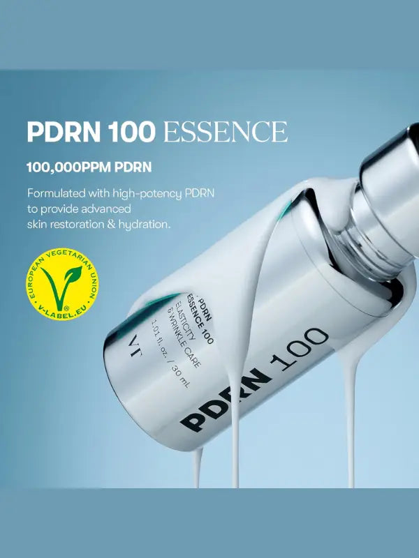 VT PDRN Essence - milky essence with quick-absorbing, slightly tacky finish for lasting hydration